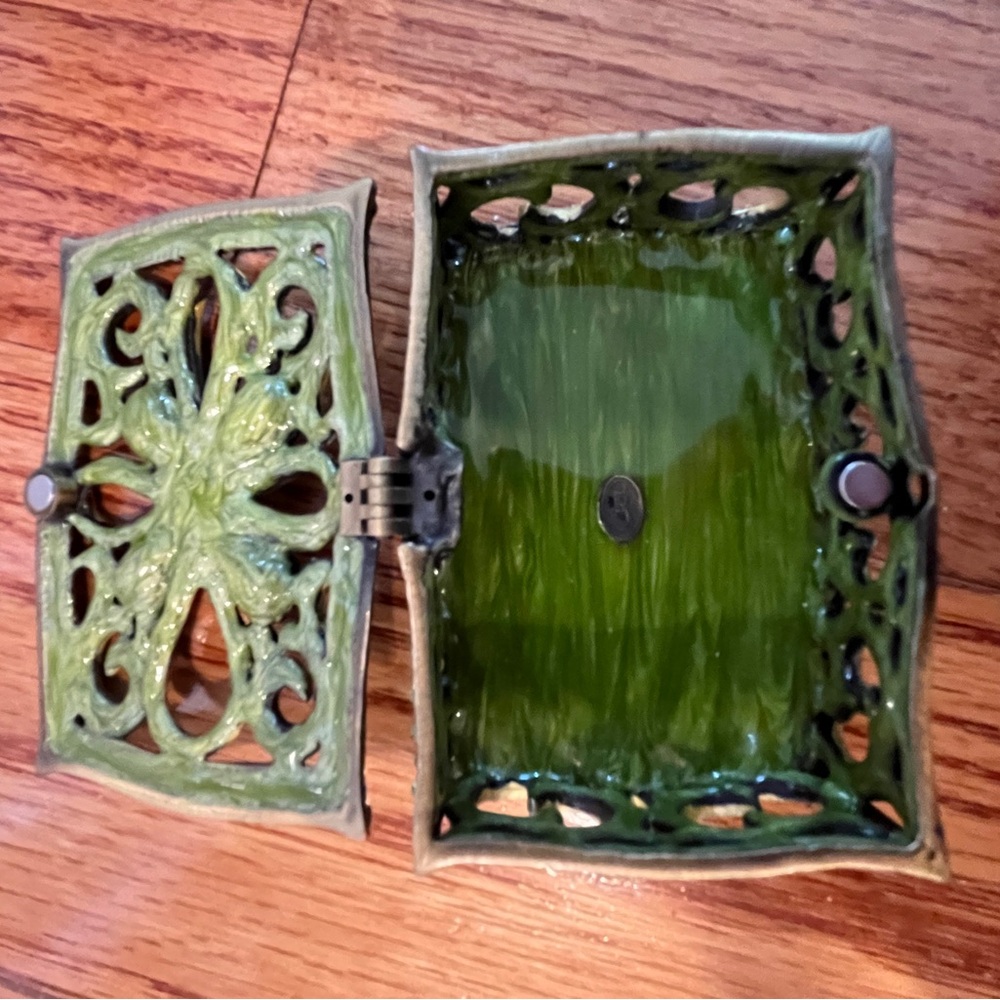 Vintage Ciel jeweled trinket box - Picture 7 of 12